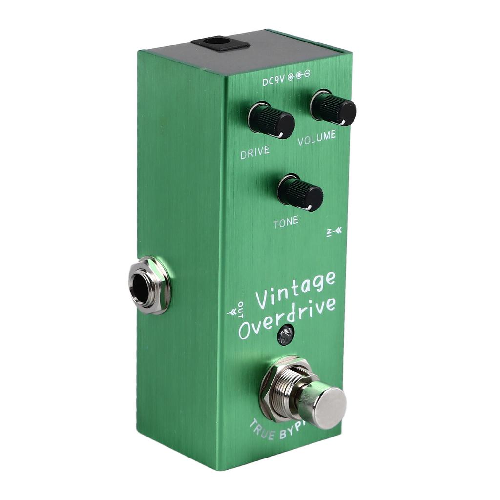 Guitar Effect Pedal Vintage Overdrive True Bypass Portable Instrument Accessory
