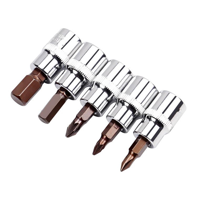 Набор бит для отвертки Torx T30 T40, шлицевая, крестовая с цветочным узором, с запрессованными головками