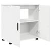 Bathroom Cabinet White 61 x 35 x 64 cm Particleboard & Metal