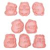 8 шт. Capybara Cookie Mold Biscuit Fondant Embosser Stamp для свадебных вечеринок Пластиковые принадлежности для украшения тортов и выпечки
