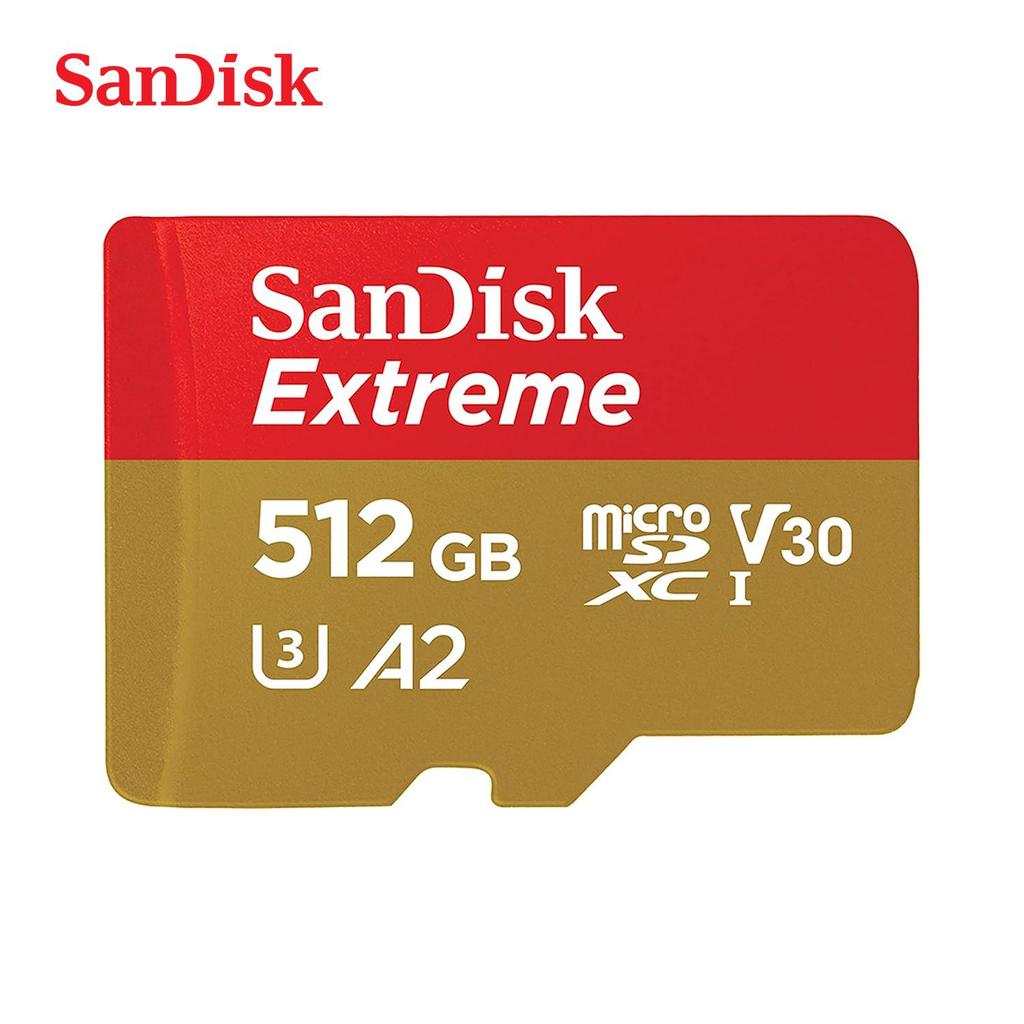 SanDisk Карта памяти Extreme Micro SD 128 ГБ 256 ГБ microSD TF карты памяти U3 4K V30 A2 Class 10 UHS-1 флэш-карта 32 ГБ 64 ГБ 512 ГБ для камеры телефона GoPro
