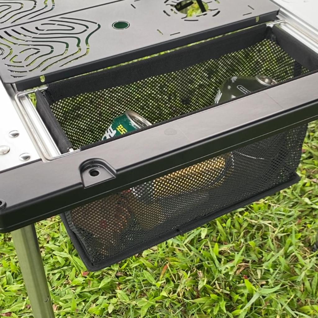 2 шт. Блок IGT Складная корзина Сетчатая складная дренажная корзина Сетчатая защита Складная корзина для аксессуаров для уличного стола IGT