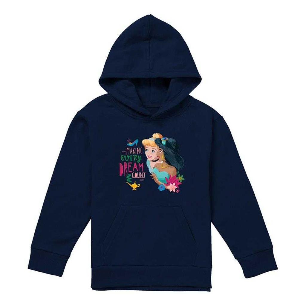 Disney Princess Childrens/Kids Making Every Dream Count Cinderella & Jasmine Hoodie