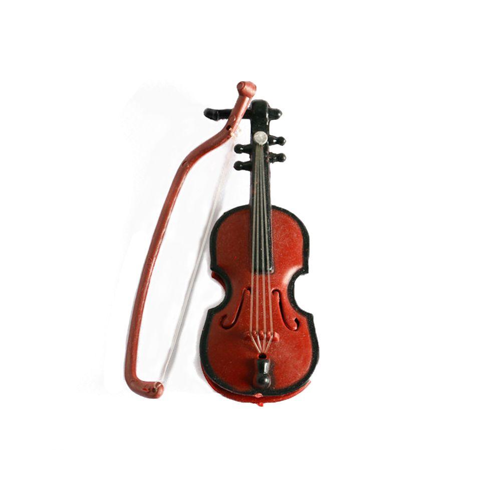 Аксессуары Модель фортепиано Миниатюрная скрипка Гитара Кукла Музыкальные инструменты Саксофон Труба