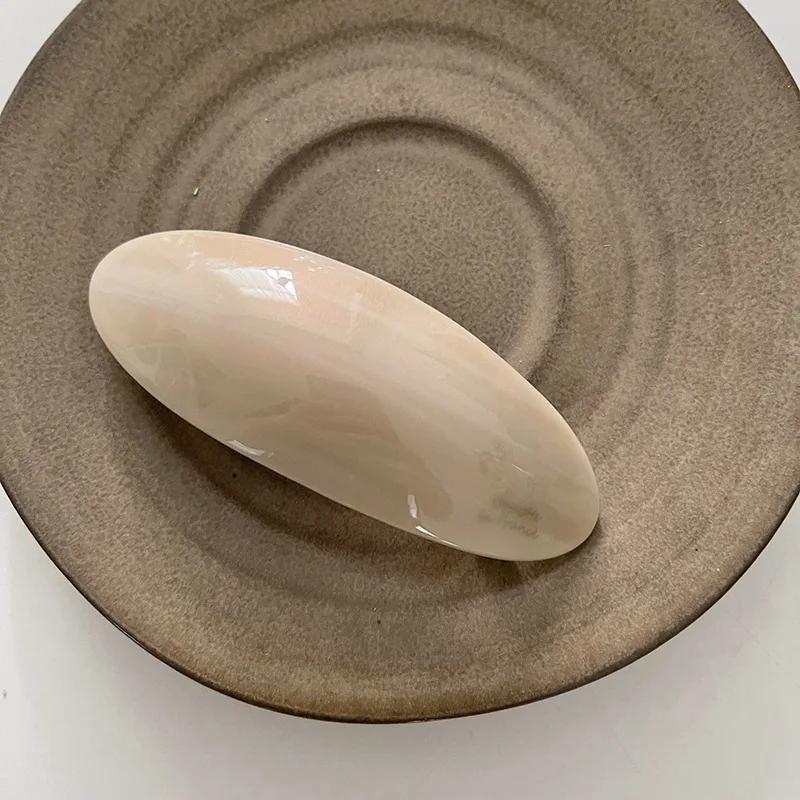 Заколка для волос Acetic Acid пружинная заколка для девочек большая шпилька головной убор блестящая эллиптическая дуга шпилька аксессуары для волос