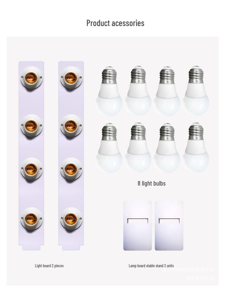 Live Streaming LED Beauty Light with Phone Stand (Desktop)