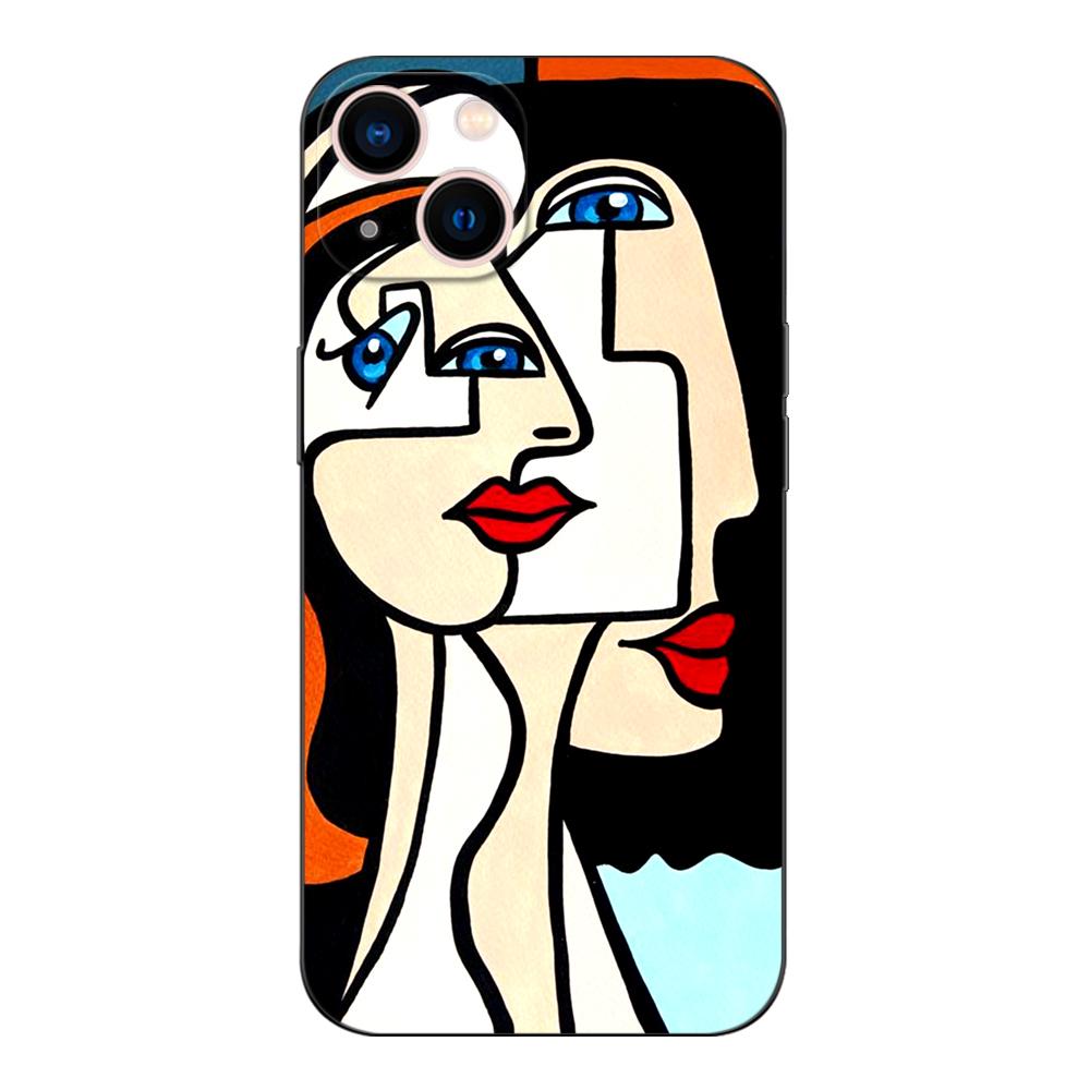 Черный чехол из ТПУ для ZTE Blade A3 A5 A7 2019 2020 A31 A51 A71 A7S V2020 L210 L8 smart vita 2022 v30 Пикассо абстрактная живопись