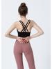 Women's Cross Back Shockproof Yoga Sports Bra - Breathable Summer Camisole