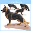 German Dog Shepherd Replication Pvc Model For Children Gift And Home Decor
