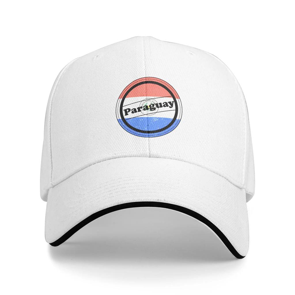 PARAGUAY Flag Art Design Sun Baseball Cap Summer Women Unisex Design Hip Hop Hats Adjustable Fashion Kpop Rock Baseball Caps