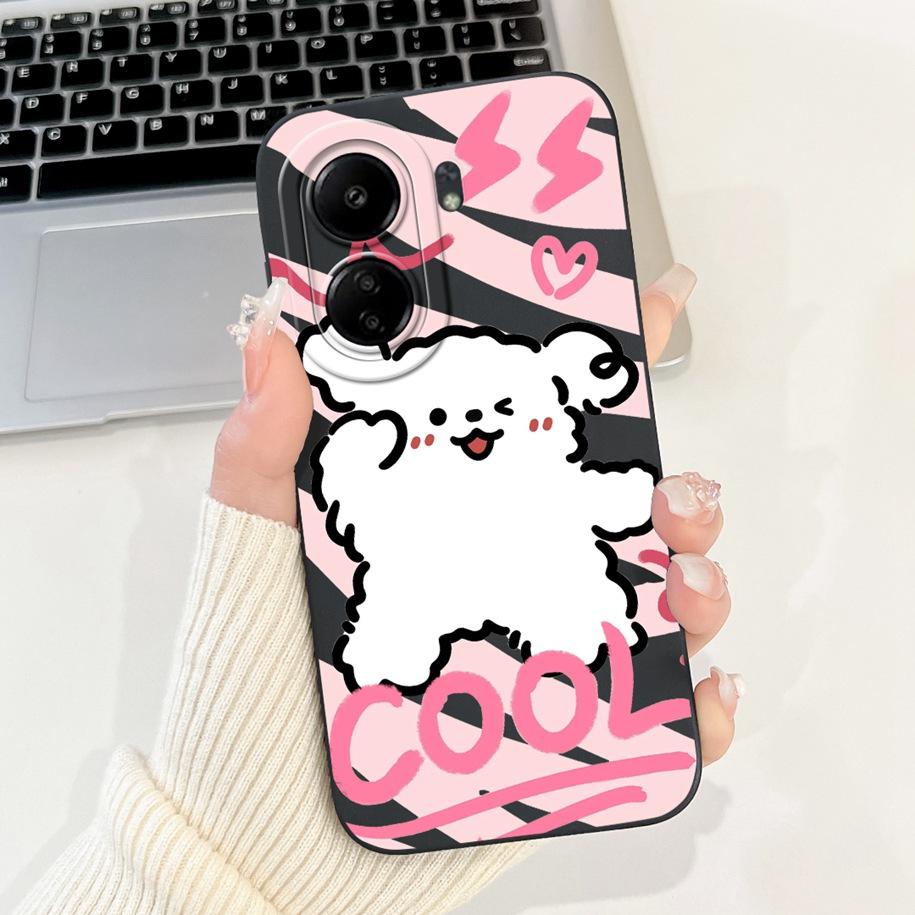 For Xiaomi Redmi 13C 4G Case Cute Cartoon Panda Capa Shockproof Silicone Phone Cover For Xiaomi Poco C65 Redmi13C 13 C 4G Bumper