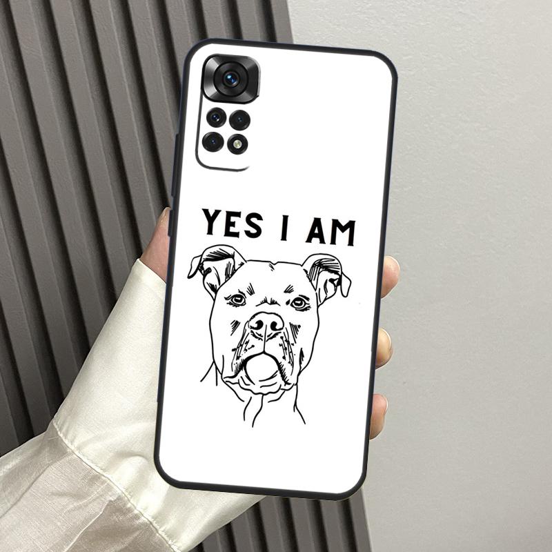 Чехол для телефона Xiaomi Redmi Note 14 13 Pro 12 11 10 15 Pro Plus Redmi 14C 13C 15C 10C 12C 15 с изображением питбуля Funda