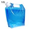5/10L Water Bag Camping Supplies Portable Folding Water Bucket Large Water Bottle Container Outdoor Travel Collapsible Pouch Outdoor Water Storage Bag