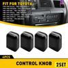 ЧЕРНЫЕ AC Fit Ручки Отопителя Toyota 4Runner Land Pickup Cruiser Tacoma STARLET 8ШТ