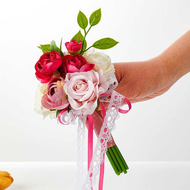 1 шт. ручной работы букет свадебный детский подарок на день рождения передовые ощущения мини ручной цветок новый узор искусственный цветок