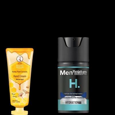 Набор Mentholatum Медовый крем для рук и Увлажняющий лосьон для мужчин