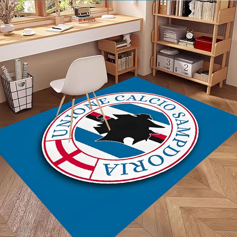 UC Sampdoria Print Rug, Washable Floor Carpet, For Entryway Dorm Laundry Room Office Study, Home Decor Birthday Christmas Gift
