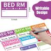 340 Home Moving Labels, 3.4 x 2 inches, 8-Color Coded Packing Box Stickers with Fragile and Blank izable Labels