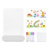 Kids LED Note Board Glow-in-the-Dark Doodle Board with Colorful Lights Reusable Writing Tablet Night Light for Home Decor