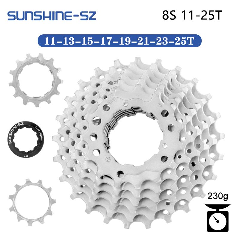 SUNSHINE шоссейный велосипед кассета 12 В 11 В 10 В 9 В 8 В звездочка 12 11 10 9 8 скоростей велосипедная трещотка свободного хода HG взаимосвязь
