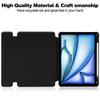 For iPad Air 11 (2025)/(2024) Case 360° Rotary Stand PU Leather+Acrylic Tablet Cover (Without Keyboard)
