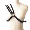 Мужское нижнее белье из искусственной кожи, регулируемый ремень для бондажа, эротические заклепки, нагрудные ремни