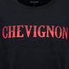 Мужская полосатая хлопковая футболка с логотипом CHEVIGNON