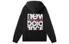 New Balance Толстовки Мужские Черные С Капюшоном Умеренный Обычный AMT11308-BK