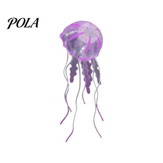 Decorative Jellyfish for Aquariums Aquarium Faux Jellyfish, Soft Silicone Fluorescent Realistic Floating Odor-free Decoration Saltwater Tanks