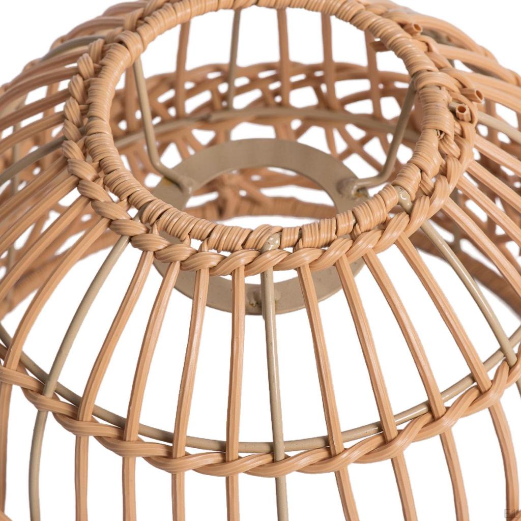 Потолочный вентилятор, тканый абажур, светильник в деревенском стиле, люстра из ротанга в стиле ретро