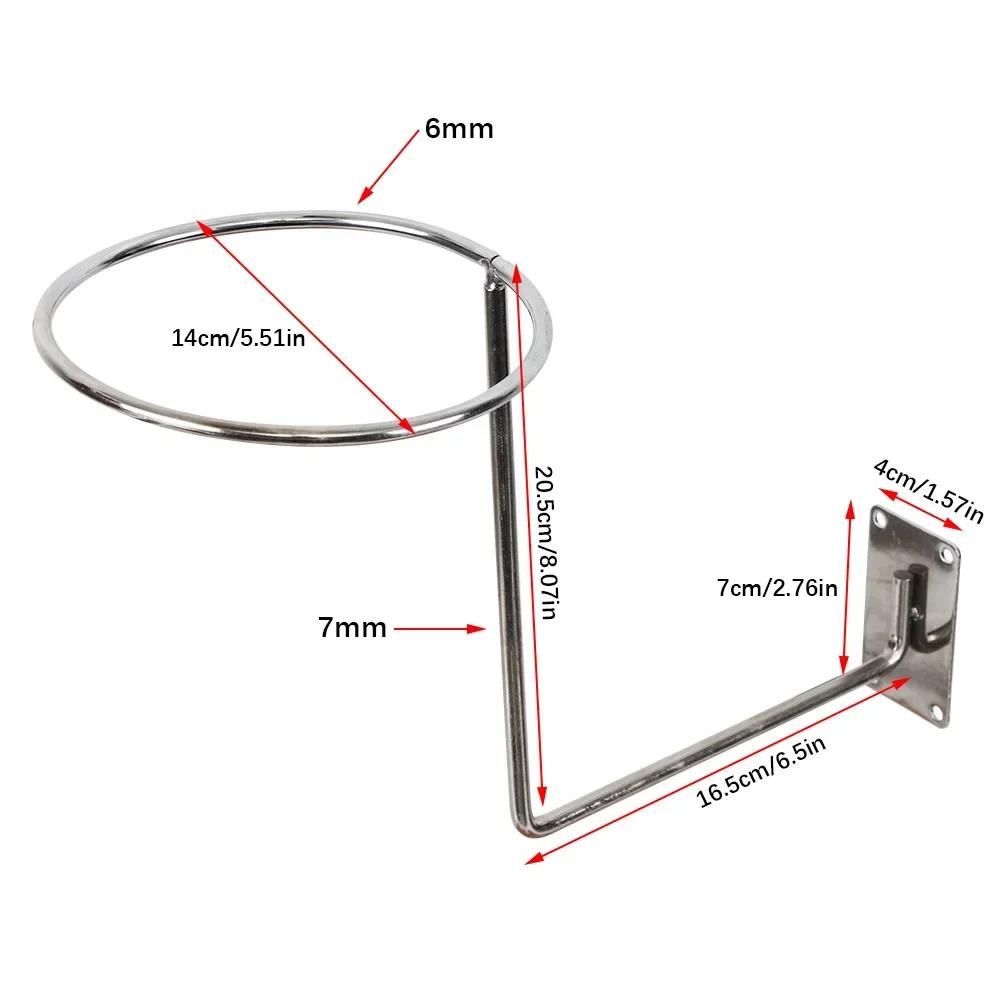 Steel Motorcycle Accessories Helmet Holder Hanger Rack Wall Mounted Hook For Coats Hats Caps Helmet Rack Black Helmet Mounts