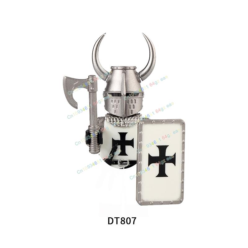 Фигурки Средневековья Рыцари Боевой конь Тяжелая кавалерия Воины Боевой конь Строительные блоки Кирпичики Игрушки Для детей подарок