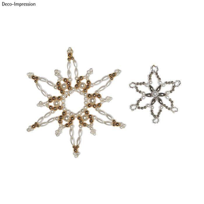 Perles blanches, 10 mm ø, boîte 30 pces