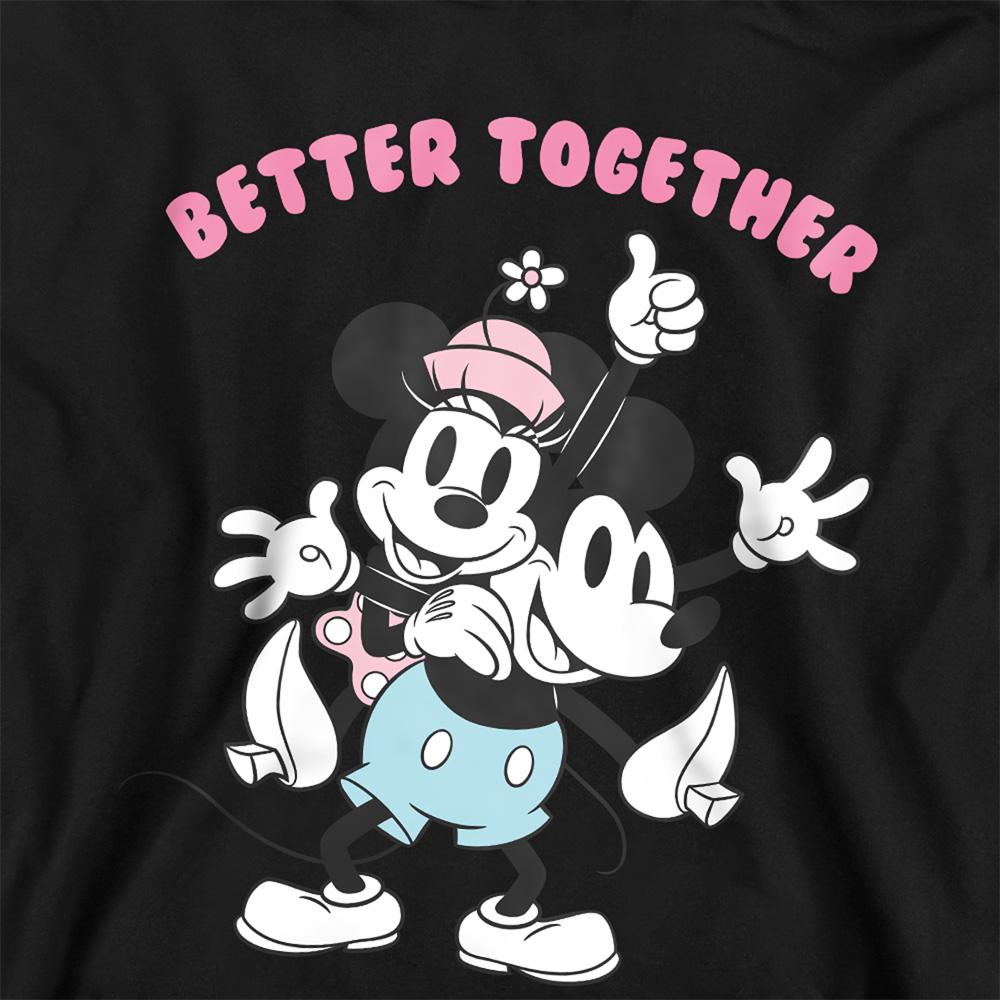 Disney Детская/Подростковая Толстовка Лучше Вместе Микки Маус и Минни Маус