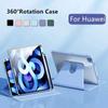Вращающийся чехол для Huawei MatePad Air 11,5, противоударный чехол MatePad 11 Pro 10,8, 2021, чехол-книга для Honor V8 Pro, 12,1 дюйма, кожаный чехол