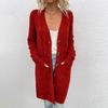 Women's Knitted Sweater Autumn Winter Long Twists Sweaters Loose Casual Cardigan