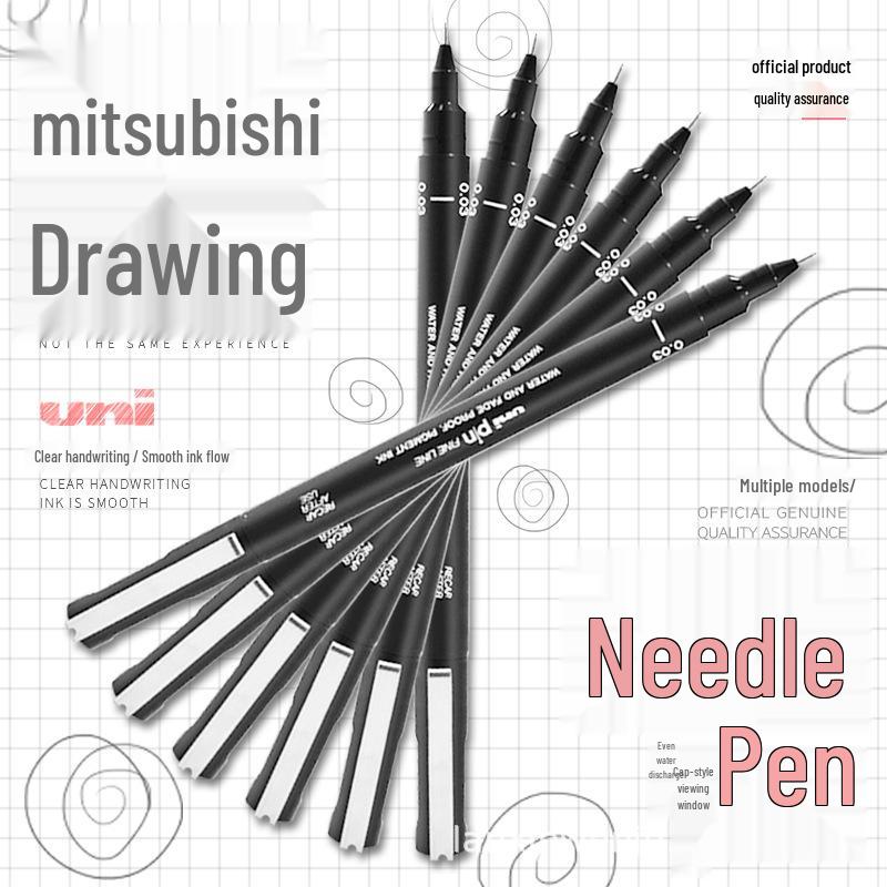 Mitsubishi UNI PIN200 Тонкий лайнер с игольчатым наконечником для манги, дизайна, рисования и обводки. Для оптовых заказов обращайтесь в службу поддержки.