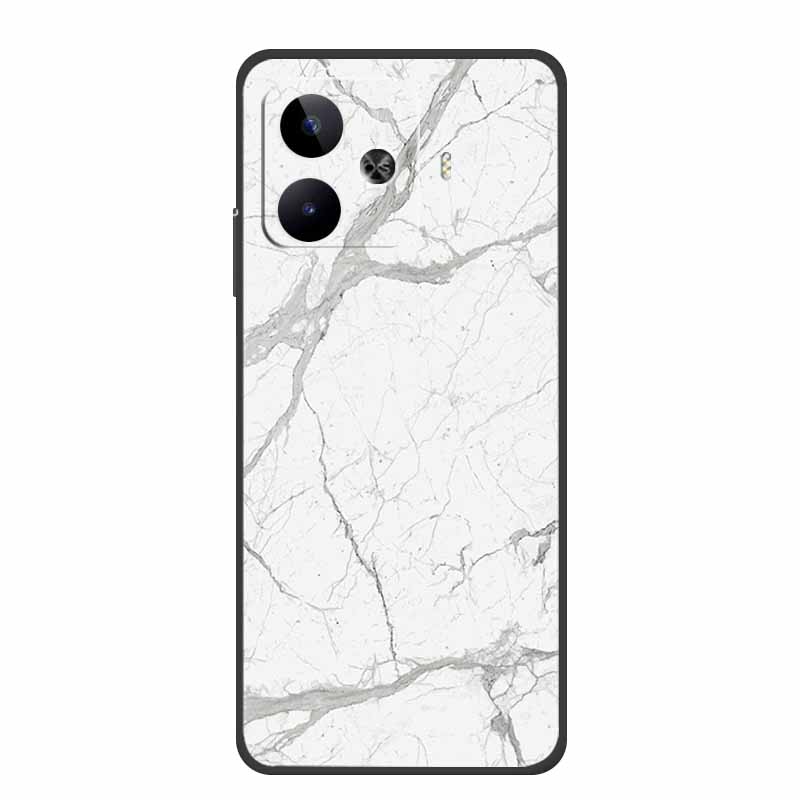 Чехол для vivo iQOO Z9 Turbo Мраморный ТПУ Мягкий Силиконовый Задний Чехол Для iQOOZ9 Turbo V2352A Чехлы Для Телефона Ударопрочный Слюдяной Окрашенный Capa
