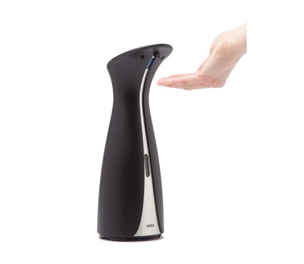 Umbra OTTO Automatic Soap Automatic Sensor Soap Sanitizing Dispenser, 250ml, Black, Pump, Pump,