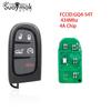 [SUAYMAK] Car Remote  Key For Chrysler Jeep Cherokee Dodge / FCCID GQ4-54T /434Mhz / 4A/ Auto Smart Card
