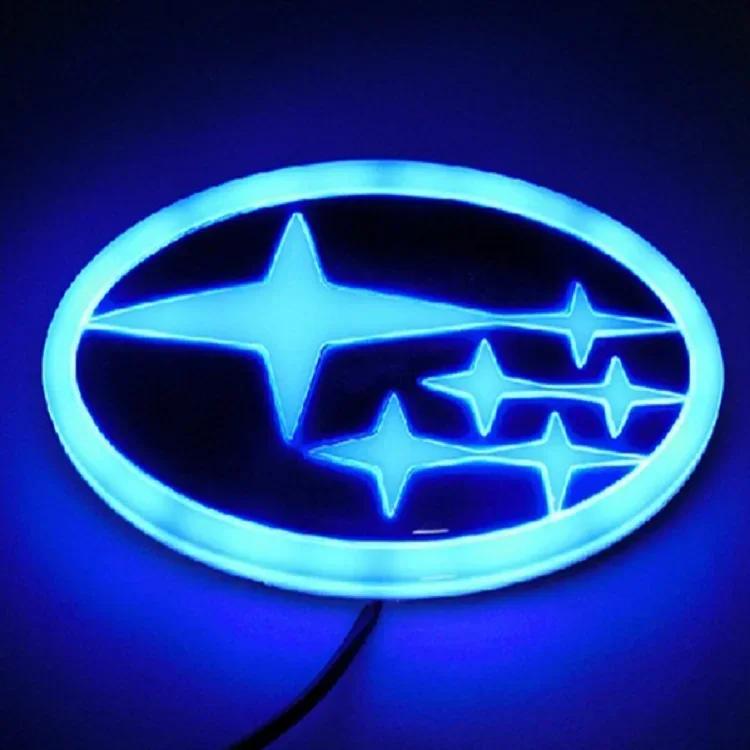 12V LED Trunk Logo Emblem Badge Light 14x7.3cm Waterproof for Subaru Forester WRX STI Outback Impreza Legacy XV BRZ Tribeca etc