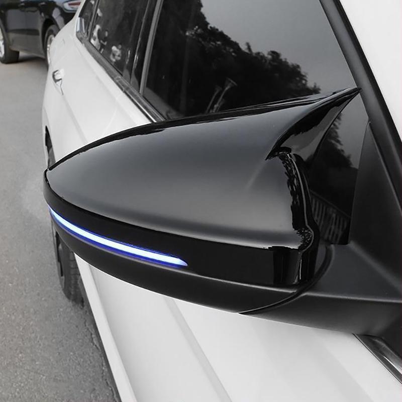 BGC1 Golf 3 4 MK3 MK4 2026 Hot For VW VOLKSWAGEN Car Rearview Side Mirror Cover Horn Wing Cap Exterior Door Rear View Case Trim Stick