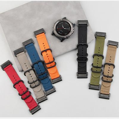Нейлоновый быстросъемный ремешок 22 мм 26 мм для Garmin Fenix ​​7X 7 Pro Fenix ​​6X 6 5X 5Plus Tactix 7 Forerunner 965 955 Enduro 2 Loop Band