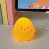 Crown Chick Night Light Bedroom Decoration Cute Cartoon Animal Night Light Christmas Gifts For Kids Room Bedside Sleeping Lamp