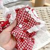 Breathable Pet Strawberry Dress Soft Pet Summer Clothes Fashion Dog Vest  Autumn
