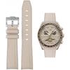 20-мм ремешок для часов для Omega X Swatch MoonSwatch Omega и Swatch Ремешок Резиновый ремешок Omega Speedmaster...