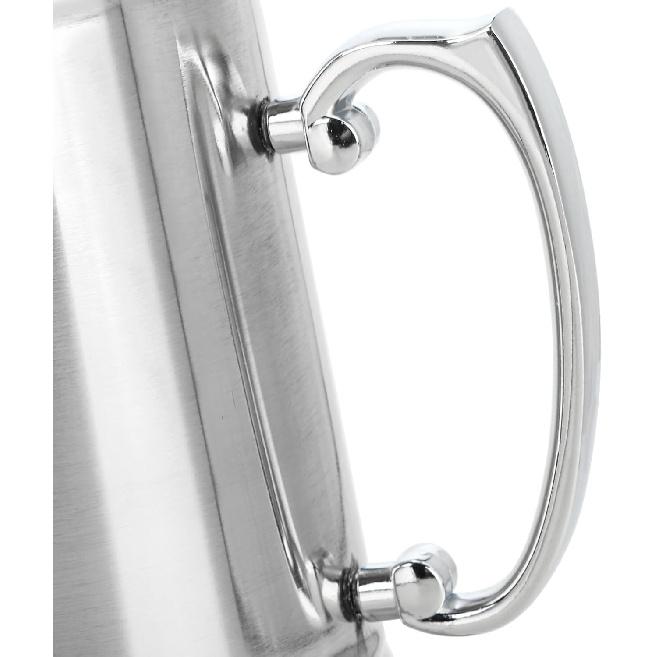 Goaste 2 упаковки пивные кружки в стиле кружек, 20 унций, двойные стенки из нержавеющей стали, пивные кружки, термоизолированные кружки-стаканы для кофе с большой ручкой для