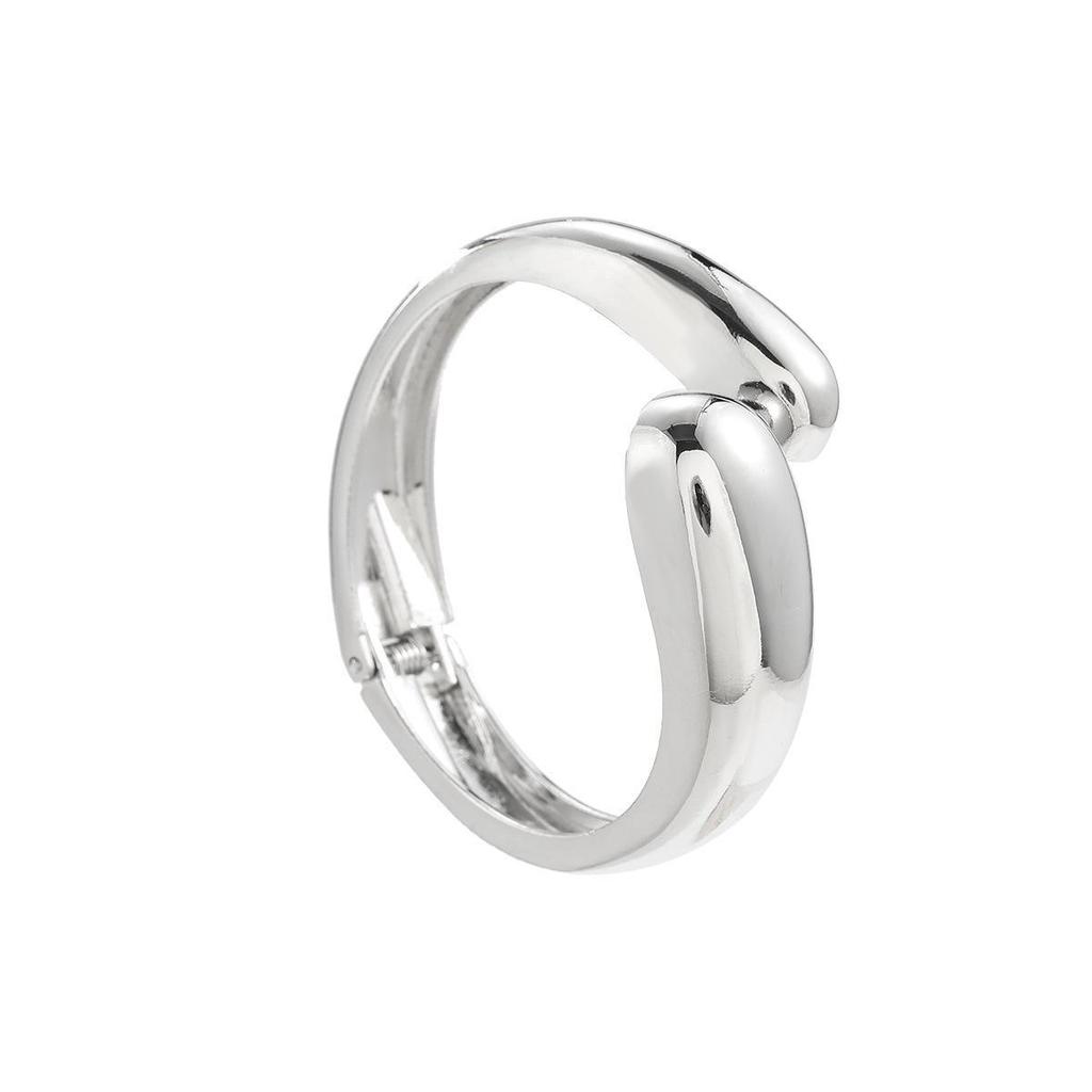 Изысканный европейско-американский глянцевый открытый браслет в форме капли воды