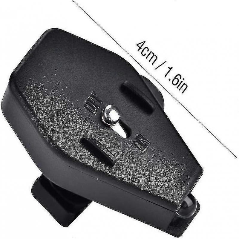 1 Pair Clip-on Glasses Flashlight Mini Led Flexible Adjustable Clip For Outdoor Fishing Camping Book