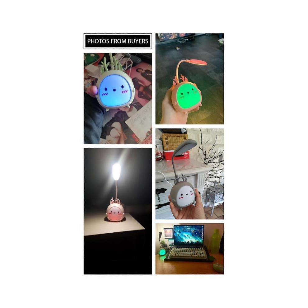 LED USB Rechargeable Desk Lamp Three-speed Dimming Eye Protection